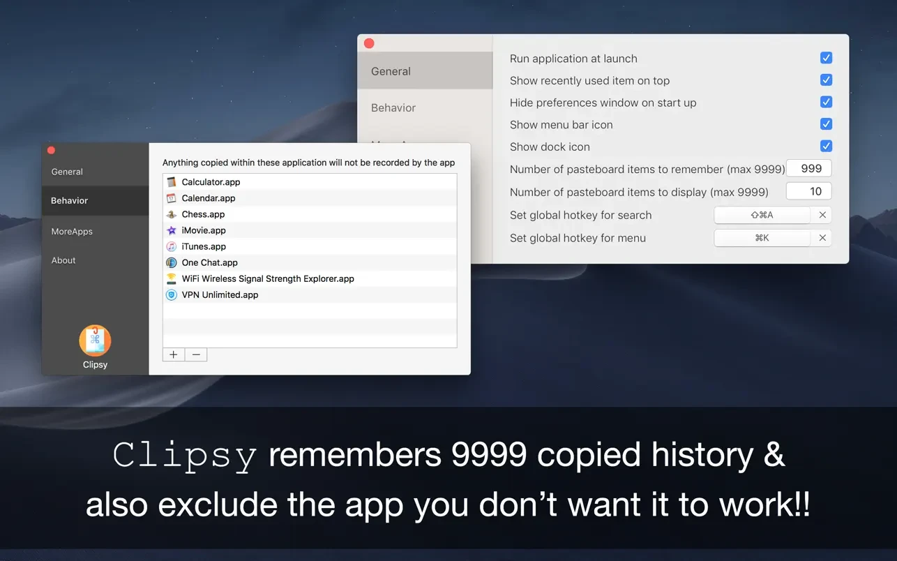 Clipsy – Clipboard Manager For Mac v2.1.0 实用的剪切板管理工具