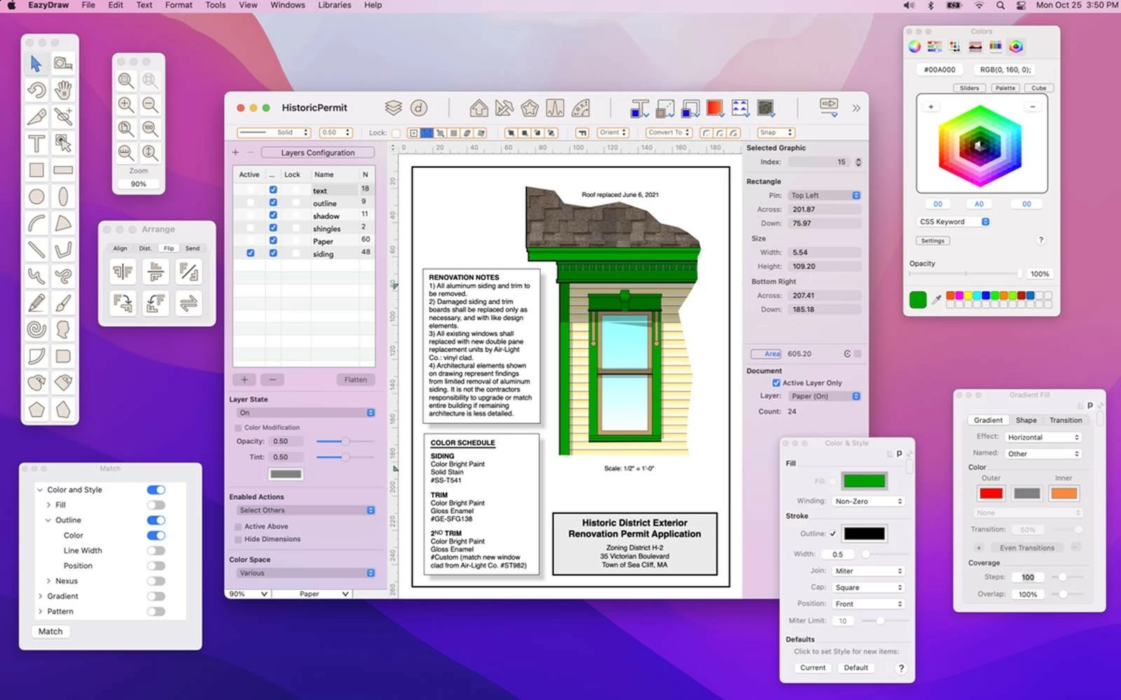 EazyDraw For Mac v11.5.1 专业的矢量绘图软件