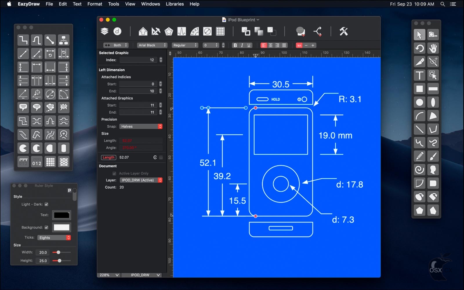 EazyDraw For Mac v11.5.1 专业的矢量绘图软件