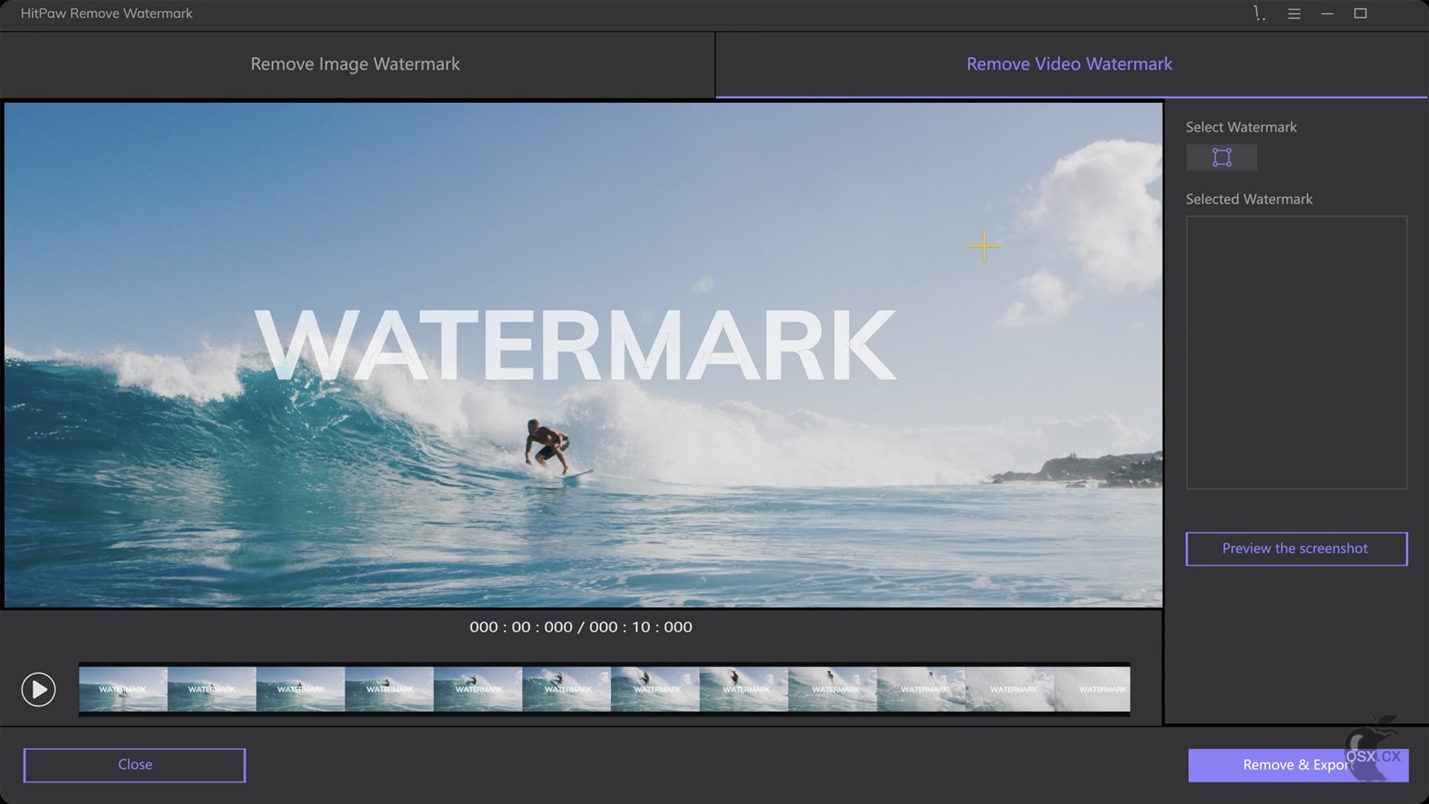 HitPaw Watermark Remover For Mac v2.4.5 专业的照片视频去水印工具