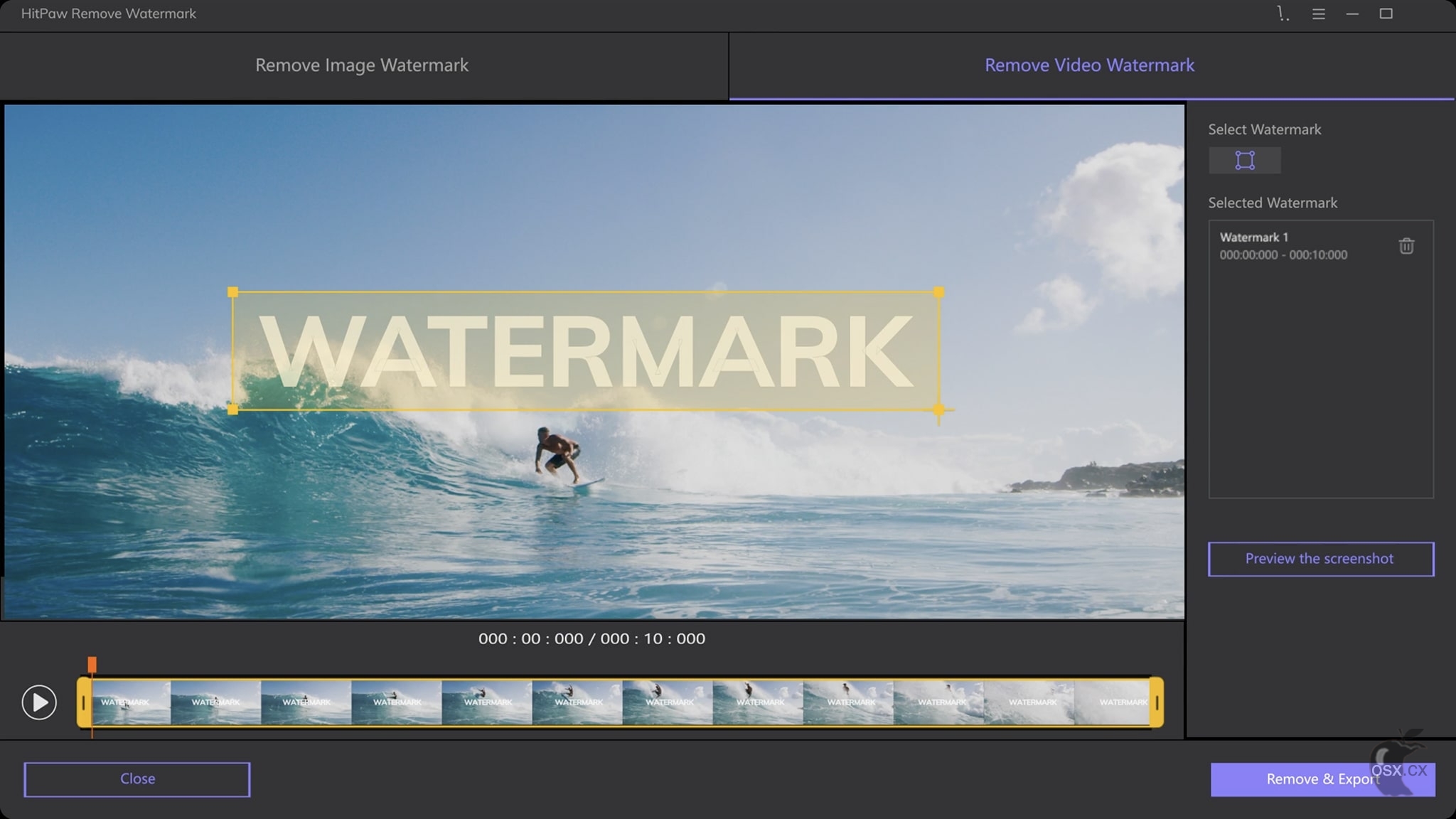 HitPaw Watermark Remover For Mac v2.4.5 专业的照片视频去水印工具