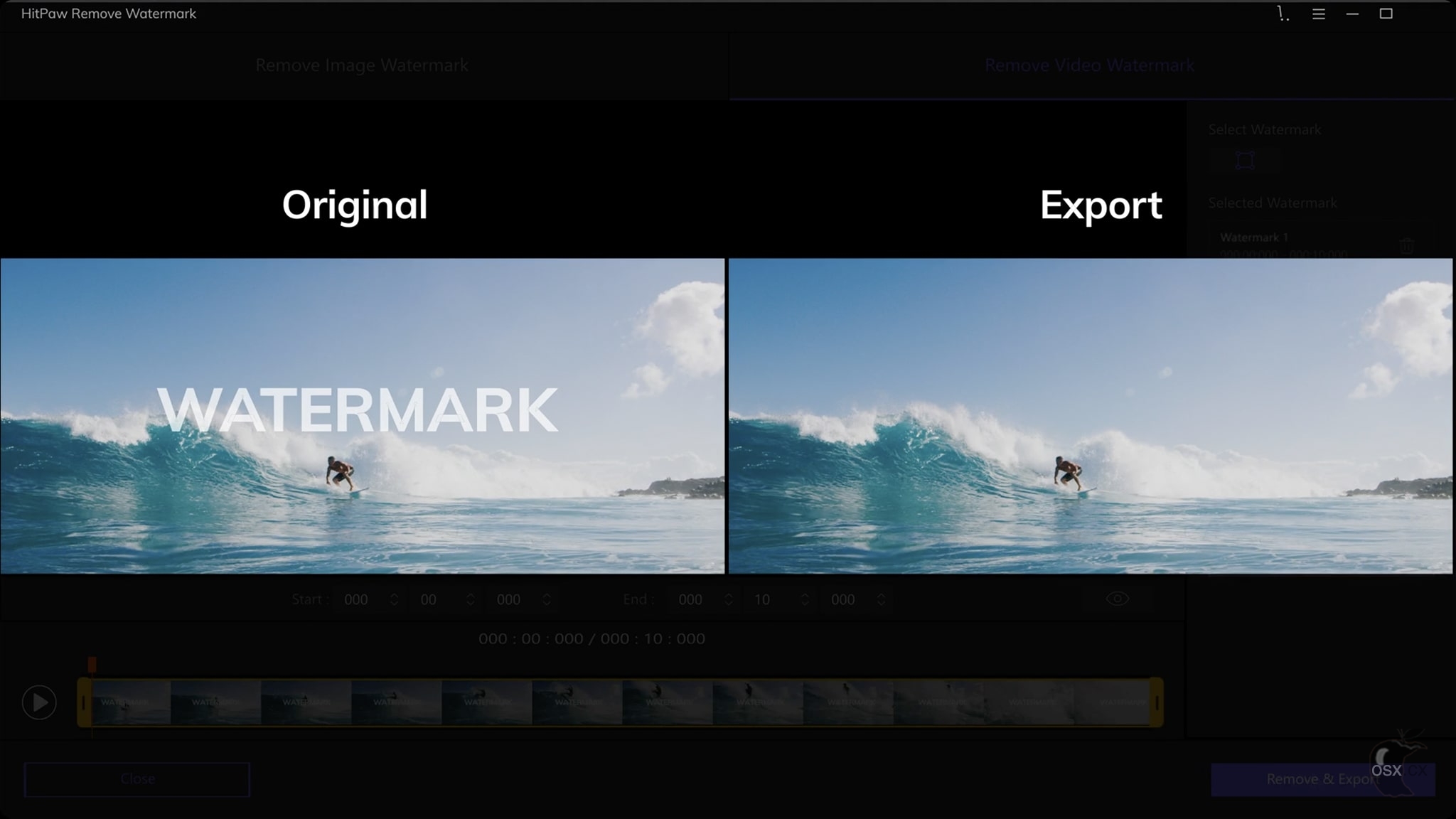 HitPaw Watermark Remover For Mac v2.4.5 专业的照片视频去水印工具