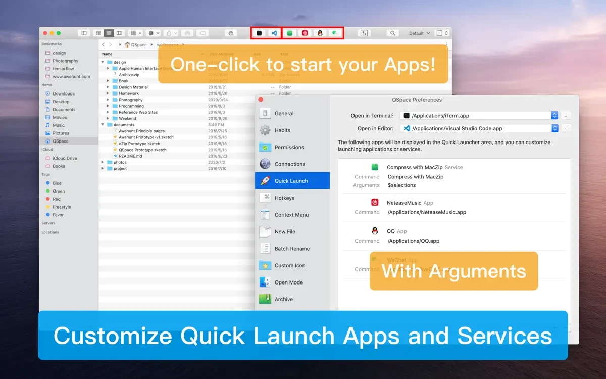 QSpace Pro For Mac v5.3.4 专业的多面板文件管理软件-图片1