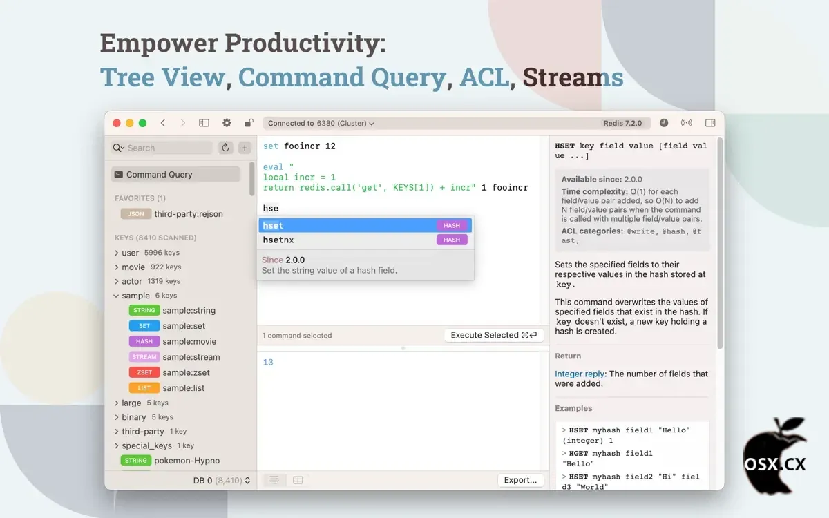 Medis For Mac v2.16.1 专业的Redis数据库管理工具