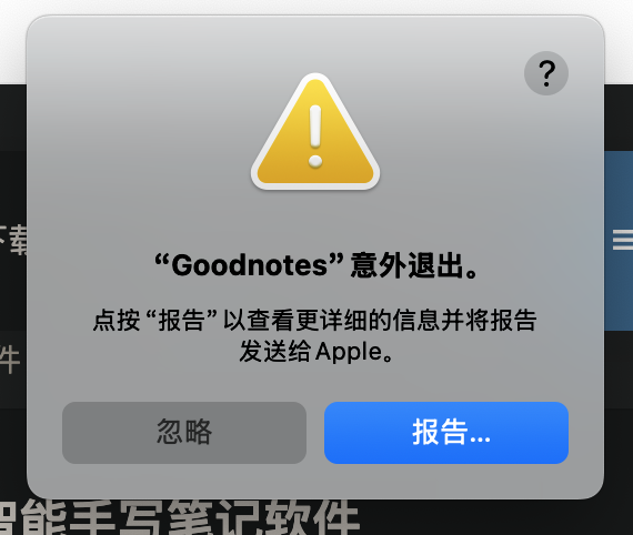 Goodnotes无法使用